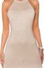 STOC EPUIZAT - Rochie tricot Lena Beige
