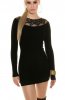 ROCHII TRICOT - Rochie tricot Soryna Black