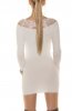 ROCHII TRICOT - Rochie tricot Soryna White