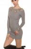ROCHII TRICOT - Rochie tricot Soryna Grey