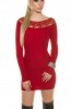 ROCHII TRICOT - Rochie tricot Soryna Red