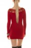 ROCHII TRICOT - Rochie tricot Soryna Red