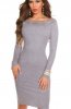 ROCHII TRICOT - Rochie tricot Alicya Grey