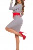 ROCHII TRICOT - Rochie tricot Alicya Grey