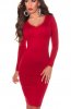 ROCHII TRICOT - Rochie tricot Ambre Red