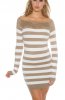 ROCHII TRICOT - Rochie tricot Chole Cappuccino