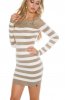 ROCHII TRICOT - Rochie tricot Chole Cappuccino