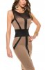 SCOASE DIN STOC - Rochie de zi Selya Cappuccino