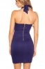 ROCHII ELEGANTE - Rochie eleganta cu broderie Kara Dark Blue