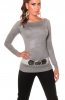 DE VARA - Pulover Tyna Grey