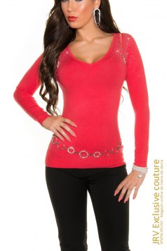 Pulover Smya Coral - Magazin online haine de dama Fashion