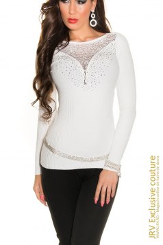 Pulover Vissy Creme - Magazin online haine de dama Fashion