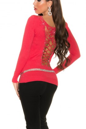 Pulover Rose Coral din Colectia de PULOVERE / CARDIGANE
