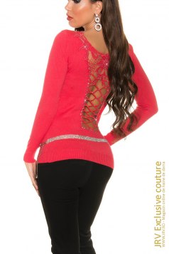 Pulover Rose Coral - Magazin online haine de dama Fashion