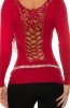 PULOVERE / CARDIGANE - Pulover Rose Red