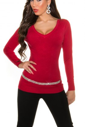 Pulover Rose Red din Colectia de PULOVERE / CARDIGANE