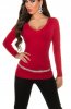 PULOVERE / CARDIGANE - Pulover Rose Red