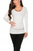 PULOVERE / CARDIGANE - Pulover Rose White
