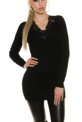 Pulover Elva Black din Colectia de PULOVERE / CARDIGANE