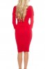ROCHII TRICOT - Rochie tricot Yadira Red