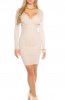 ROCHII TRICOT - Rochie tricot Tryna Beige