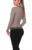 DE VARA - Pulover Ginger Taupe