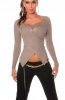 DE VARA - Pulover Ginger Taupe