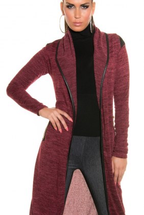Cardigan Sore Bordeaux din Colectia de SCOASE DIN STOC