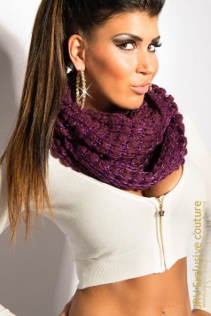 Esarfa Dolley Purple - Magazin online haine de dama Fashion
