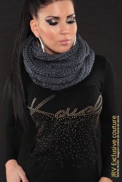 Esarfa Kammy Antracite - Magazin online haine de dama Fashion