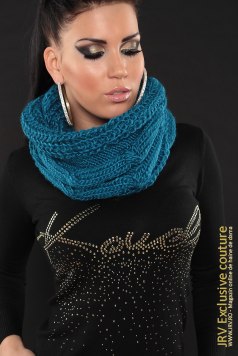 Esarfa Kammy Turquoise - Magazin online haine de dama Fashion