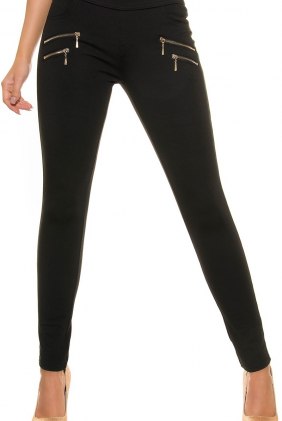 Pantaloni Eloys Black din Colectia de SCOASE DIN STOC