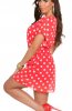 DE VARA - Rochie de zi Polkadot Coral