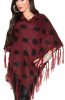 SCOASE DIN STOC - Poncho Anya Bordeaux