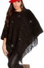 SCOASE DIN STOC - Poncho Zora Black