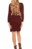 ROCHII TRICOT - Rochie tricot Tieback Bordeaux