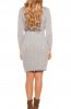ROCHII TRICOT - Rochie tricot Tieback Grey