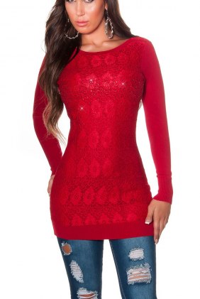 Pulover Ryta Red din Colectia de DE VARA
