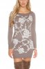ROCHII TRICOT - Rochie tricot Jazmin Cappuccino