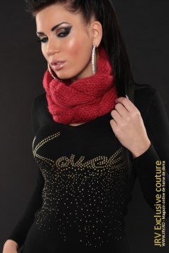 Esarfa Norah Red - Magazin online haine de dama Fashion