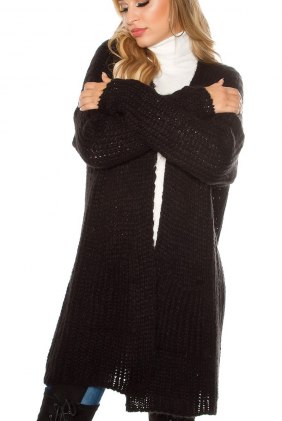 Cardigan Metta Black din Colectia de CARDIGANE / PONCHO