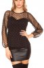 BLUZE - Bluza Polka Dots Black