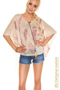 Tricou Bell Beige - Magazin online haine de dama Fashion