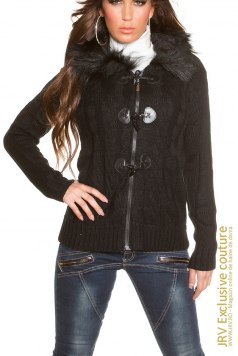 Cardigan Vola Black - Magazin online haine de dama Fashion