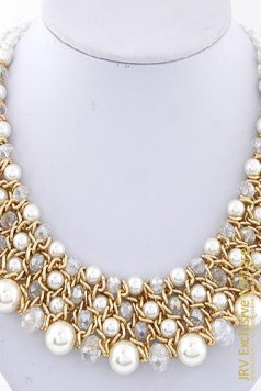 Colier Abya White - Magazin online haine de dama Fashion