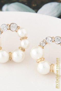 Cercei Hoop White - Magazin online haine de dama Fashion