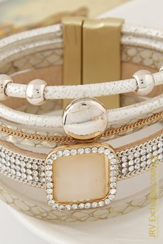 Bratara Chenzira White - Magazin online haine de dama Fashion