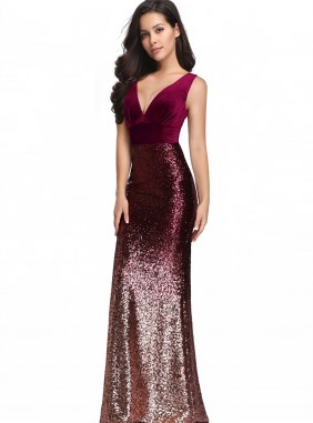 Rochie de ocazie Evelyn Burgundy din Colectia de ROCHII DE SEARA