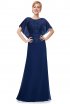 Rochie de seara Anemona JRV Dark Blue din colectia de rochii de seara marca JRV Exclusive Couture