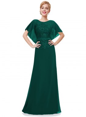 Rochie de seara Anemona JRV Green din Colectia de ROCHII DE SEARA